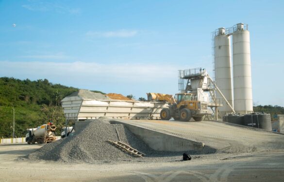 Aggregate bins for concrete batching plant